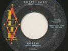 ROBBIE & THE DOWNBEATS on Lute —ROSIE, BABY— r&b oldies rocker 45 | RARE LISTEN