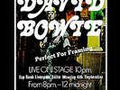 David Bowie live concert at Liverpool 4th of September 1972 A4 size poster print