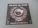 Death In June - Runes In Paris 2013  (7'' Black Vinyl / Only 50 Copies)