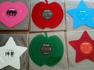 THE BEATLES LOVE ME DO COLLECTION STAR HEART APPLE SHAPED ?VINILI COLORATI?