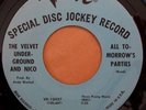 * VELVET UNDERGROUND All Tomorrow's Parties PSYCH WARHOL Verve Promo 45 HEAR