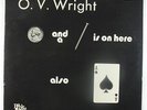 O.V. Wright - A Nickel & A Nail & The Ace Of Spades LP - Backbeat VG+