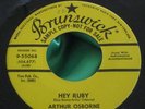 Rare Rockabilly 45 : Arthur Osborne   Hey Ruby   Brunswick 9-55068 Sample