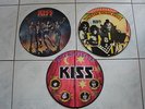 Kiss Picture Disc x 3 - Destroyer, Hotter than Hell and Psycho Circus