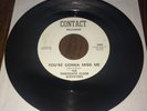 13TH FLOOR ELEVATORS SUPER RARE CONTACT PRESSING YOU'RE GONNA MISS ME 45 '66 VG+