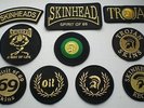 SKINHEAD SKA REGGAE PATCH - 10 PATCH SET - BLACK