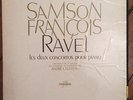 SAXF 836 S. FRANCOIS - CLUYTENS : Ravel 2 piano concertos blue stereo MINT 