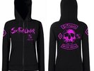 SIX FEET UNDER - Death Metal 1% - Girl Kapuzenjacke Hooded Zipper Size S M L XL