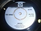 THE KINKS & DAVE DAVIES, Drivin, ORG UK 1st Press, PYE 7N.17776,    7inch/Single