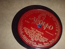 78RPM Apollo 755 Auld Hawkins Webster, Salt Peanuts / Uptown Lullaby sharp E- E