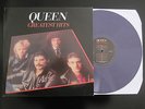 QUEEN  :  GREATEST HITS PURPLE LILAC MARBLE COLOURED VINYL ALBUM LP 12