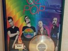 U2  ORIGINAL POP. RIAA USA SILVER CUSTOM STYLE AWARD  PRESENT TO U2