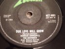 Rare Northern Soul Norman Johnson & The Showmen Our Love Will Grow UK  Action