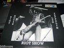 LED ZEPPELIN - Riot House - Rare Original Riot Show - Rare Live BLUE VINYL LP