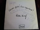 LP  -   HILDEGARD KNEF   -  WORUM GEHTS HIER EIGENTLICH  - Promo mit Widmung