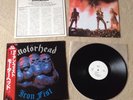 MOTORHEAD Iron Fist JAPAN PROMO audiophile LP w/OBI *MINT Ace Of Spades/Hawkwind