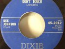 Dee Johnson 1958 Just Look, Don't Touch 45 Dixie 2012 Rare Rockabilly VG+
