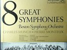 MUNCH & MONTEUX / 8 Great Symphonies / RCA Living-Stereo SD, LSC-6902, 7LP