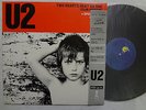 RARE CLEAN JAPAN PRESS U2 TWO HEARTS BEAT AS ONE w/OBI+INSERT 1983 MINTY