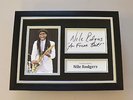 Nile Rodgers Signed A4 Photo Framed Autograph Display Chic Memorabilia + COA