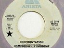 HOMEGROWN SYNDROME Confrontation 45 ARISTA 0594 boogie soul funk 7” VG++
