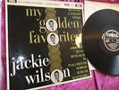 JACKIE WILSON, MY GOLDEN FAVORITES. LP RECORD. V/G. V/G. CORAL LABEL. 1960.