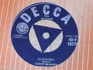 Johnny Brandon - Glendora - 1956 UK 45 Tri Centre - Decca F.10778