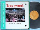 LOU REED Live In Italy RPL-3046 47 JAPAN 2LP w/OBI 040az26