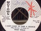 Mary Wells - Motown WLP PROMO 45 - I Don't Want To Take A Chance / I'm So Sorry