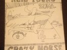 LP Neil Young & Crazy Horse Zuma 1975 Picture Inner & Lyric Insert