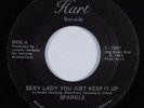 Modern Soul Boogie 45 SPARKLE Sexy Lady You Just Keep It Up HART HEAR