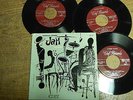 Clef Norman Granz Jam Session #6 3-pocket EP set David Stone Martin cvr art NM+