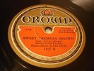 JAZZ EUBIE BLAKE ORCH Sweet Georgia Brown / Blues In My Heart CROWN 3197