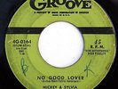 HEAR Mickey & Sylvia 45 No Good Lover/Walkin In The Rain GROOVE 0164 R&B rocker