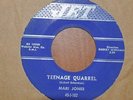 MARI JONES RIBA DABA DOO/TEENAGE QUARREL DOO WOP  45 VG+ FREE SHIP U.S.