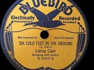 BLUES 78 ; LEROY CARR BLUEBIRD Going Back Home CLEAN COPY