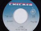 R&B Soul 45 KO KO TAYLOR Fire CHECKER VG+ HEAR