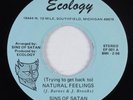 Funk Soul 45 SINS OF SATAN (Trying To Get Back To) Natural Feelings NM HEAR