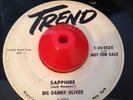 R&B ROCKER BIG DANNY OLIVER Sapphire TREND 45 VG