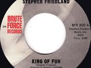 Brute Force 45 7' King Of Fuh / Tapeworm Of Love (Rock) 1969 BFR-300 