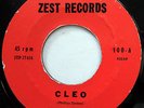 MARK VI 45 Cleo / I Do Declare BELGIUM POPCORN Rare Original Label ZEST e3162