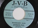 rare Detroit Blues 45 WASHBOARD WILLIE on J-V-B Listen