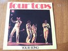 FOUR TOPS YOUR SONG-ORIGINAL UK CALIBRE RECORDS-WITHDRAWN-45-PIC SLEEVE-1983