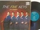 THE FIVE KEYS On Stage (1957) Vinyl, LP Capitol T828 Banned Cover