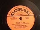 Coral 78 RPM Johnny Burnette 61651 Tear It Up / Still Undecided E