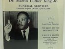 DR MARTIN LUTHER KING JR Funeral Service April 9,1968 I Have A Dream SEALED LP