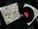 LED ZEPPELIN III 3 EARLY UK PRESS VINYL LP WHEEL COVER RED MAROON LABEL RARE EX
