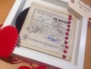 The Beatles 'All my Loving' EP 45RPM 1963 VALENTINES all 4 Autographs on sleeve