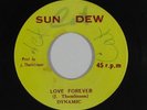 Reggae 45 DYNAMICS Love Forever on Sun Dew