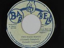 Reggae 45 CORNELL CAMPBELL Two Face Rasta on Bar Bell VG++